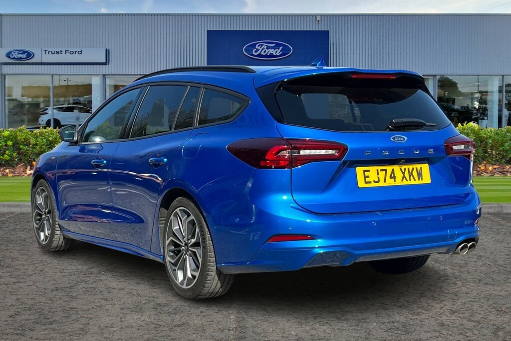 Ford Focus 1.0 Ecoboost Hybrid Mhev 155 St-line X Se EJ74XKW Blue #2