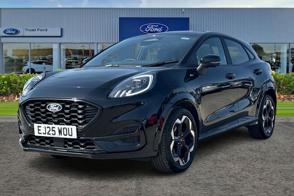 Ford Puma 1.0 Ecoboost Hybrid Mhev St-line X 5Dr- With Drive EJ25WOU Black #5