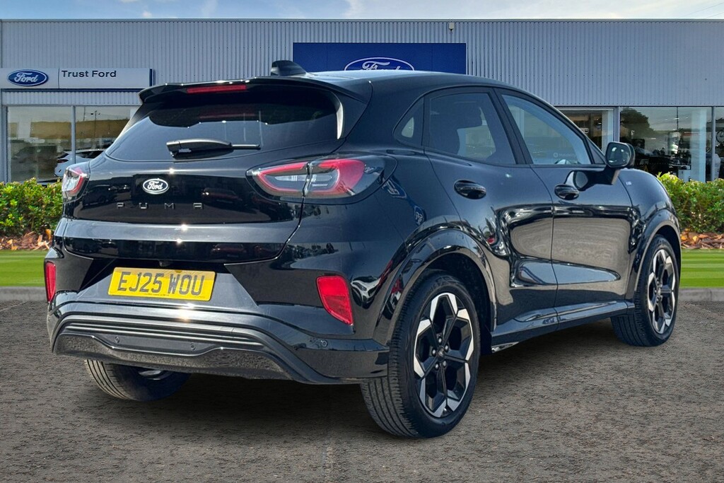 Ford Puma 1.0 Ecoboost Hybrid Mhev St-line X 5Dr- With Drive EJ25WOU Black #4