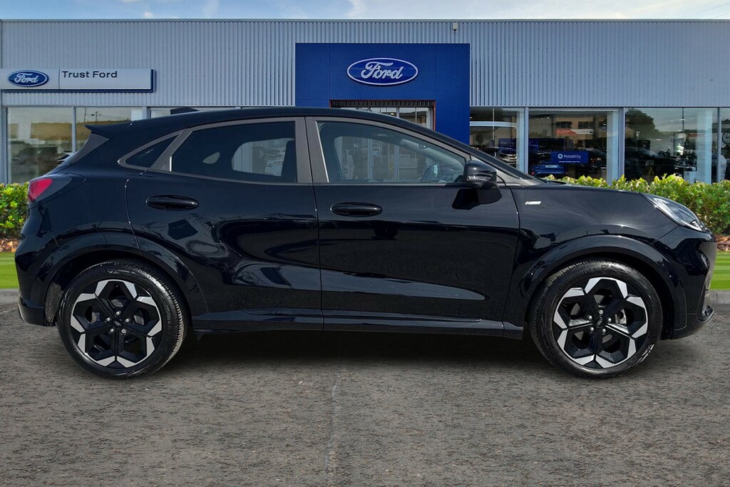 Ford Puma 1.0 Ecoboost Hybrid Mhev St-line X 5Dr- With Drive EJ25WOU Black #3