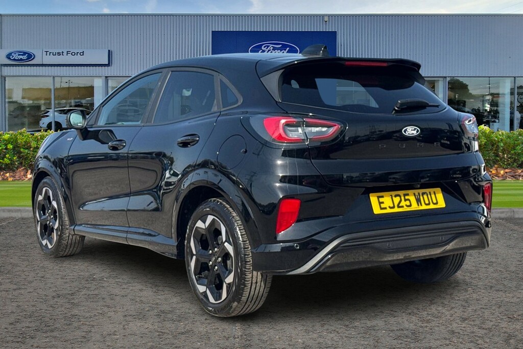 Ford Puma 1.0 Ecoboost Hybrid Mhev St-line X 5Dr- With Drive EJ25WOU Black #2