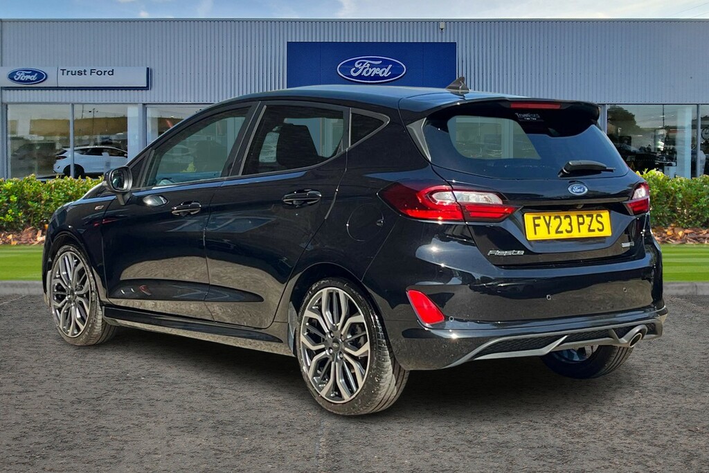Ford Fiesta 1.0 Ecoboost Hbd Mhev 125 St-line X FY23PZS Black #2