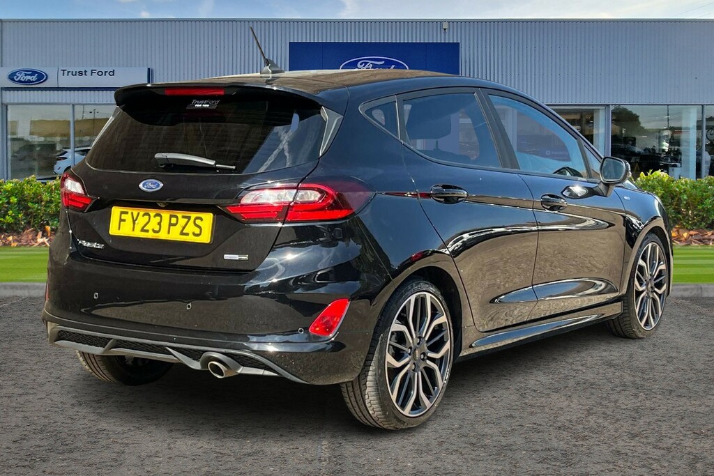 Ford Fiesta 1.0 Ecoboost Hbd Mhev 125 St-line X FY23PZS Black #4