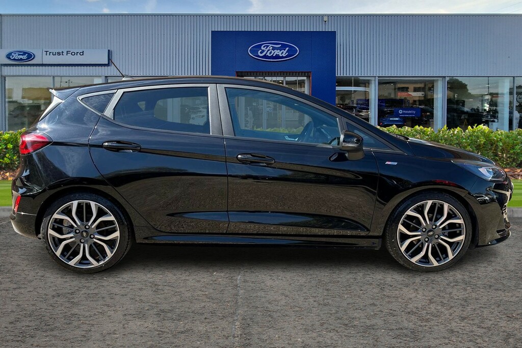 Ford Fiesta 1.0 Ecoboost Hbd Mhev 125 St-line X FY23PZS Black #3