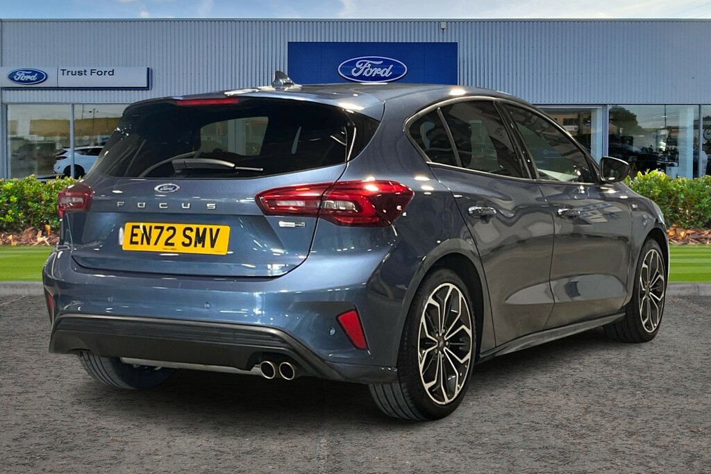 Ford Focus 1.0 Ecoboost Hybrid Mhev 155 St-line Vignale EN72SMV Blue #4