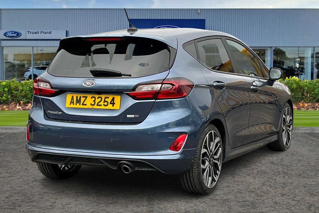 Ford Fiesta 1.0 Ecoboost Hybrid Mhev 125 St-line X - Heate AMZ3254 Blue #4