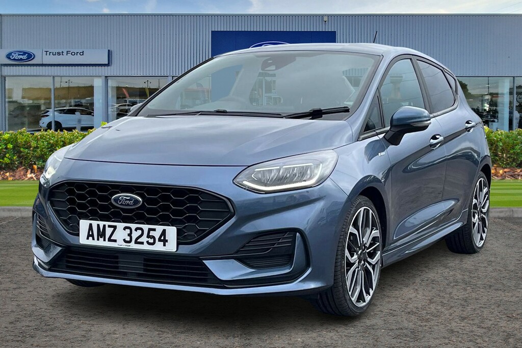 Ford Fiesta 1.0 Ecoboost Hybrid Mhev 125 St-line X - Heate AMZ3254 Blue #5