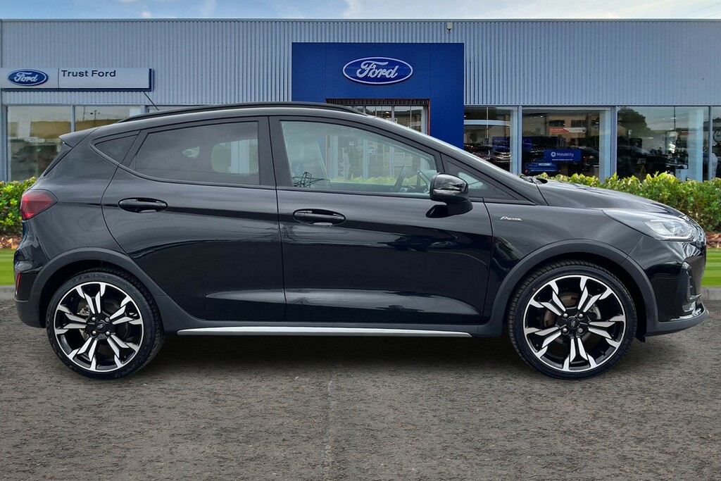 Ford Fiesta 1.0T Ecoboost Mhev Active X Hatchback H WN23OSB Black #3