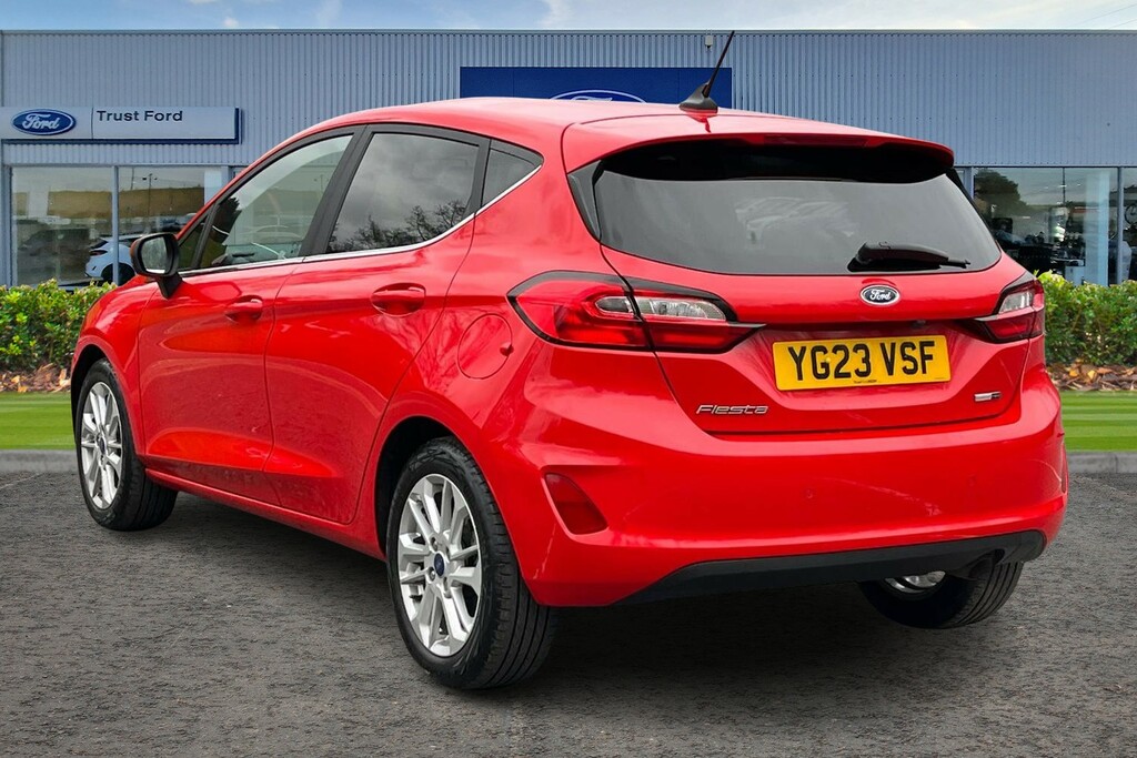 Ford Fiesta 1.0 Ecoboost Hybrid Mhev 125 Titanium YG23VSF Red #2