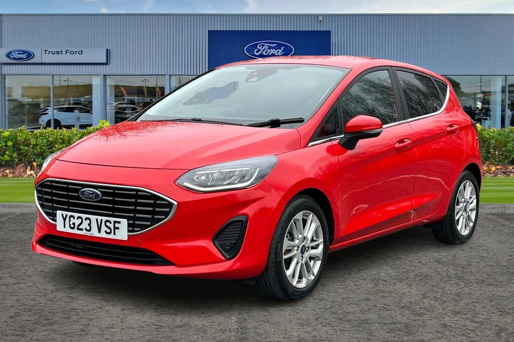 Ford Fiesta 1.0 Ecoboost Hybrid Mhev 125 Titanium YG23VSF Red #5