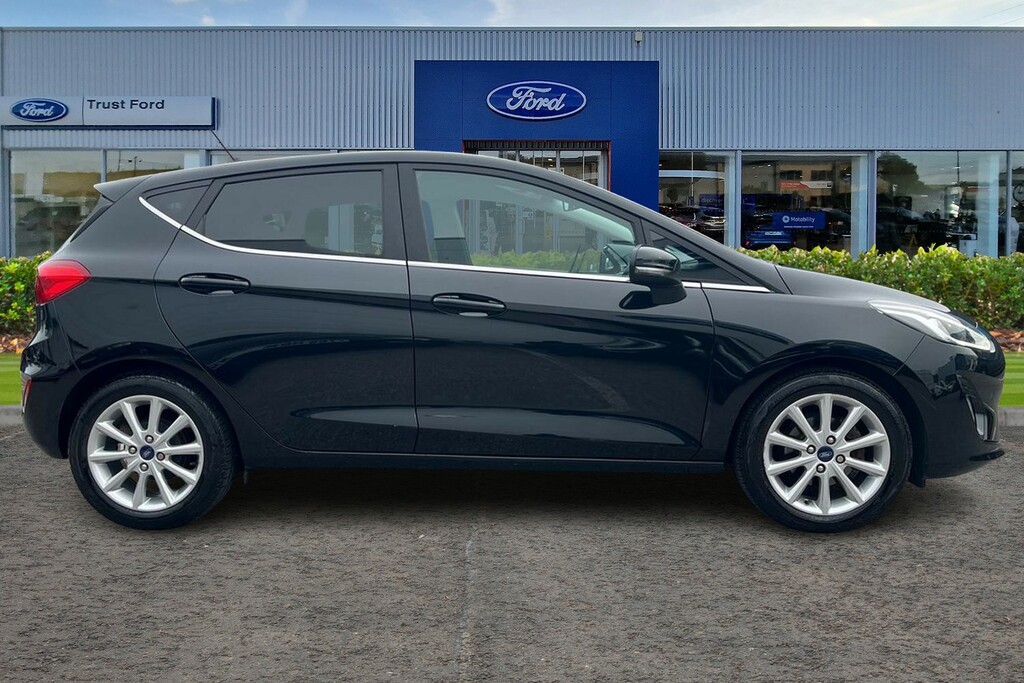 Ford Fiesta 1.0T Ecoboost Gpf Titanium Hatchback Ma LK19UUA Black #3