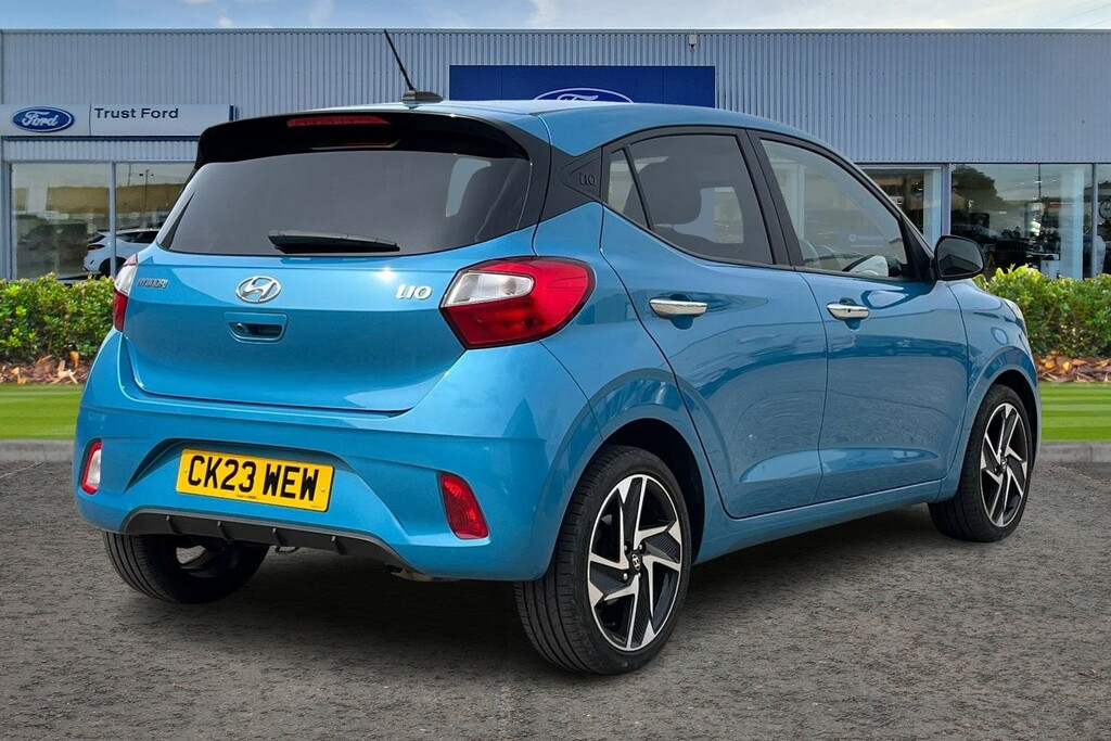 Hyundai I10 1.0 Premium Hatchback Euro 6 S S CK23WEW Blue #4