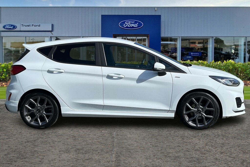 Ford Fiesta 1.0 Ecoboost St-line Sync 3 Navigation Parking YC23NHG White #3