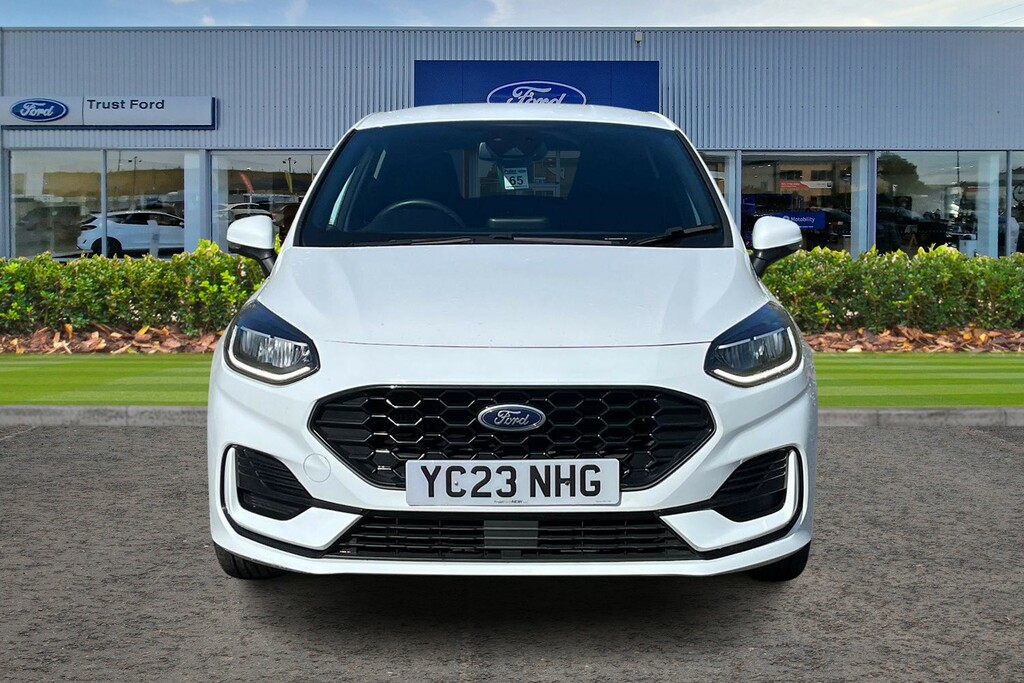 Ford Fiesta 1.0 Ecoboost St-line Sync 3 Navigation Parking YC23NHG White #6