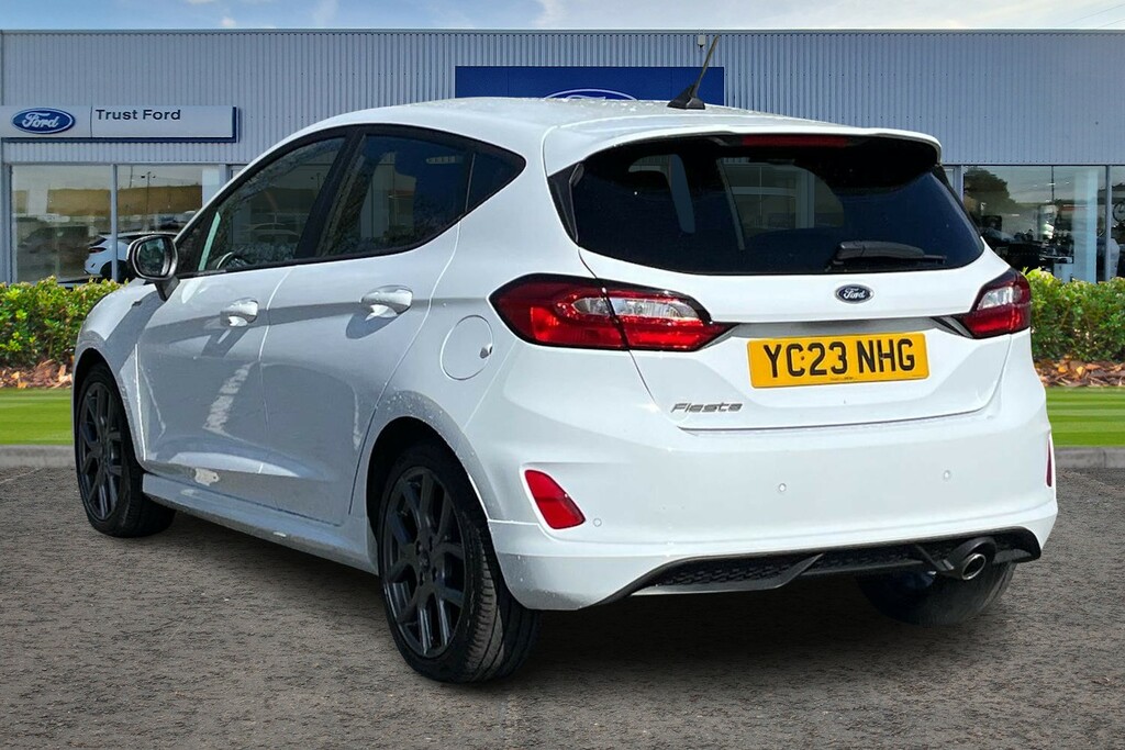 Ford Fiesta 1.0 Ecoboost St-line Sync 3 Navigation Parking YC23NHG White #2