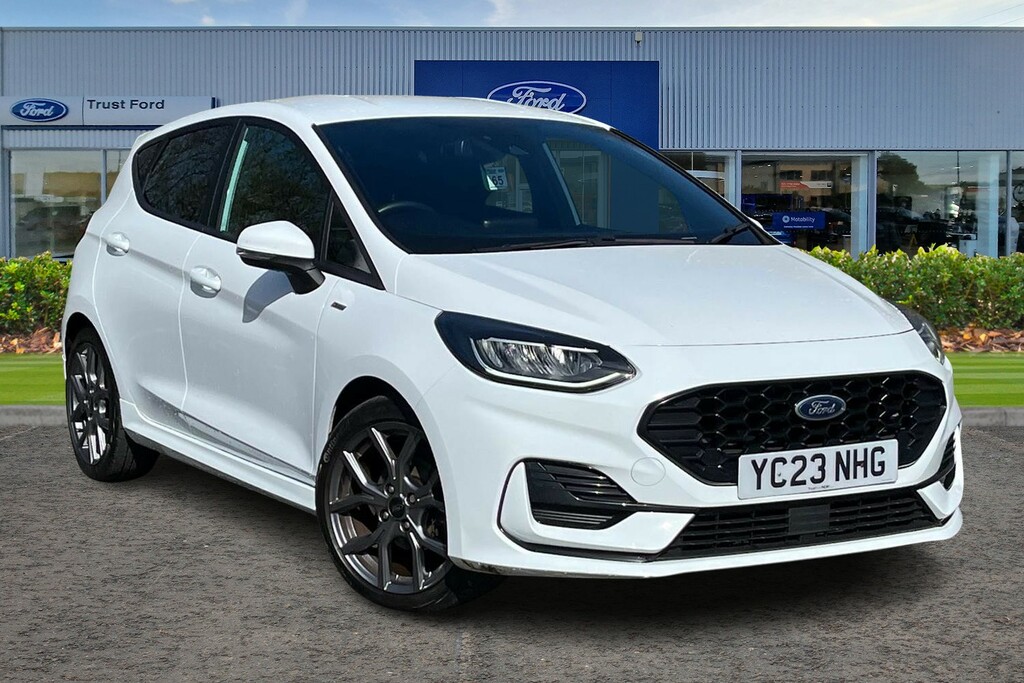 Ford Fiesta 1.0 Ecoboost St-line Sync 3 Navigation Parking White