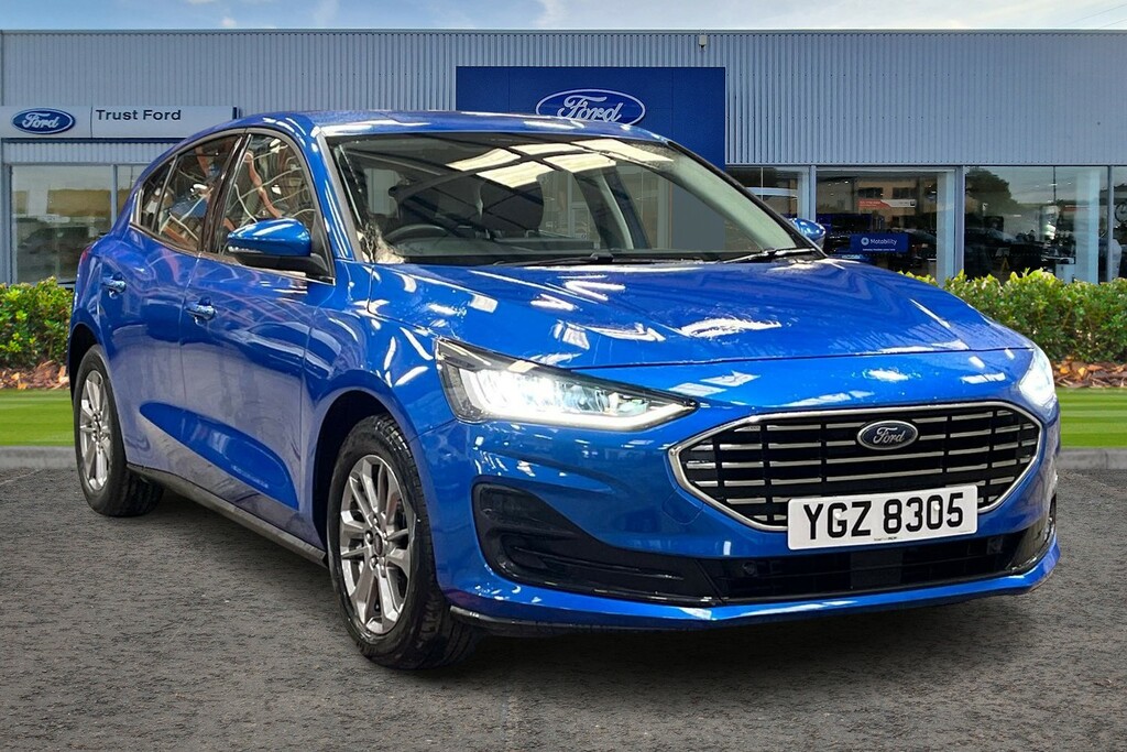 Ford Focus 1.0 Ecoboost Titanium 5Dr- Parking Sensors Camer Blue