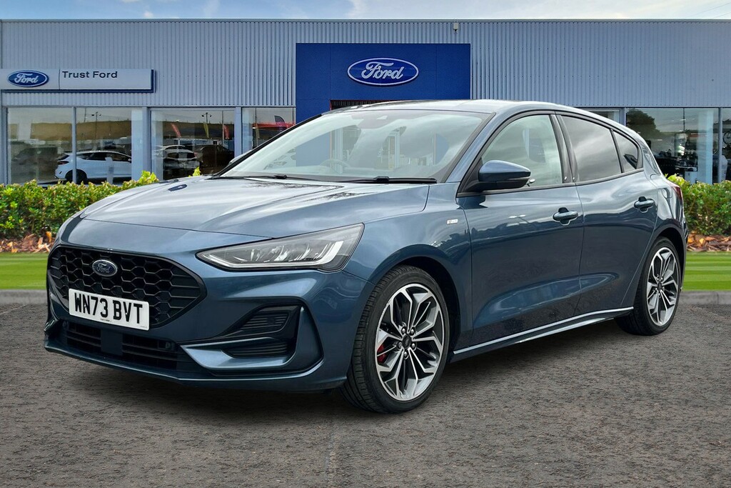 Ford Focus St-line X Leather Seats Heated Seats Wheel B WN73BVT Blue #5