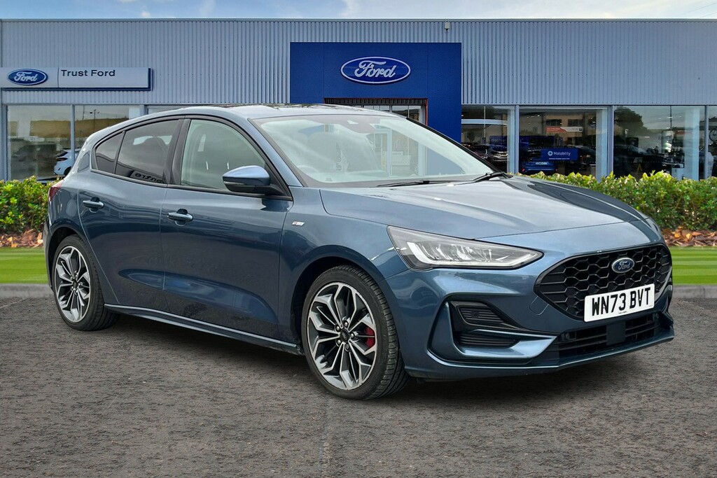 Ford Focus St-line X Leather Seats Heated Seats Wheel B Blue