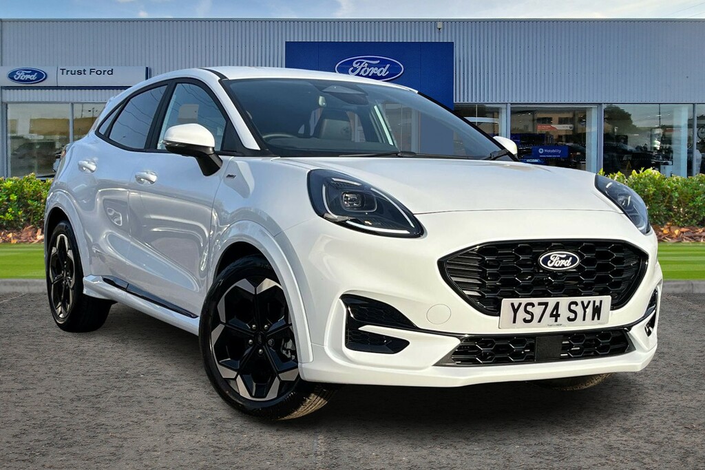 Ford Puma 1.0 St-line X Sync4 Navigation Power Tailgate Rear White