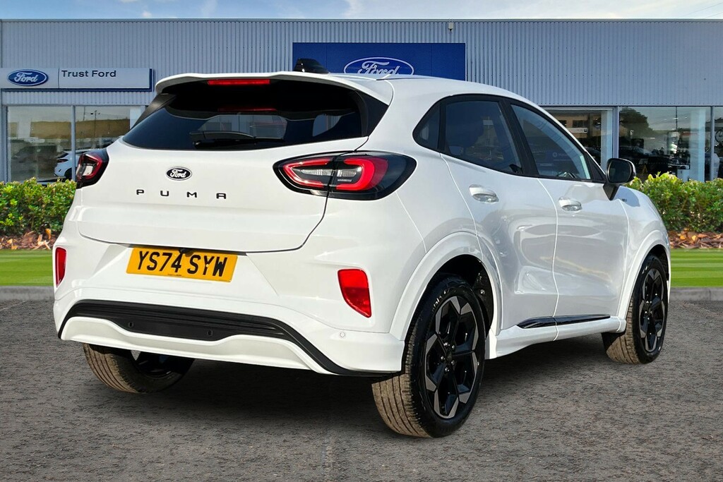 Ford Puma 1.0 St-line X Sync4 Navigation Power Tailgate Rear YS74SYW White #4