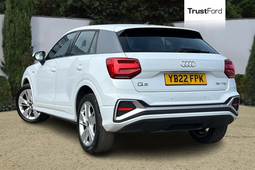 Audi Q2 35 Tfsi S Line S Tronic Navigation Rear Park YB22FPK White #2