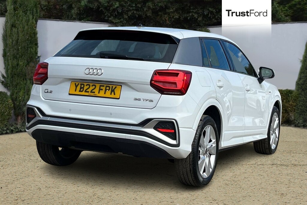 Audi Q2 35 Tfsi S Line S Tronic Navigation Rear Park YB22FPK White #4