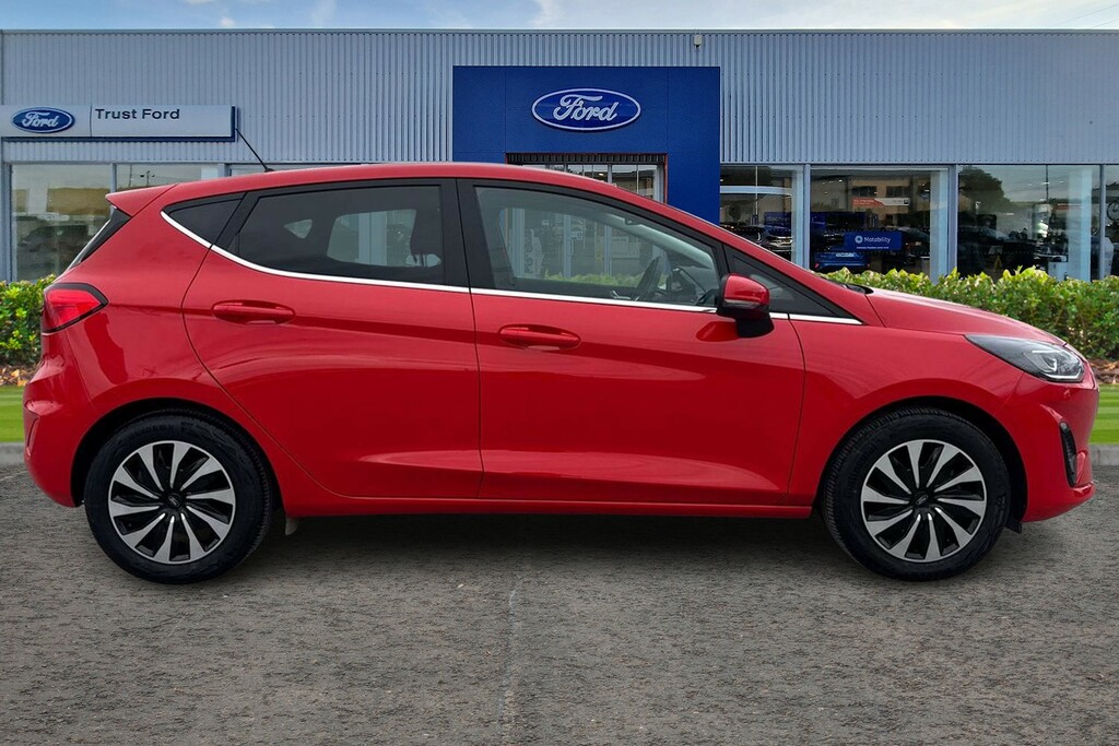 Ford Fiesta 1.0 Ecoboost Titanium 5Dr- With Touchscreen Head U YJ23PLE Red #3