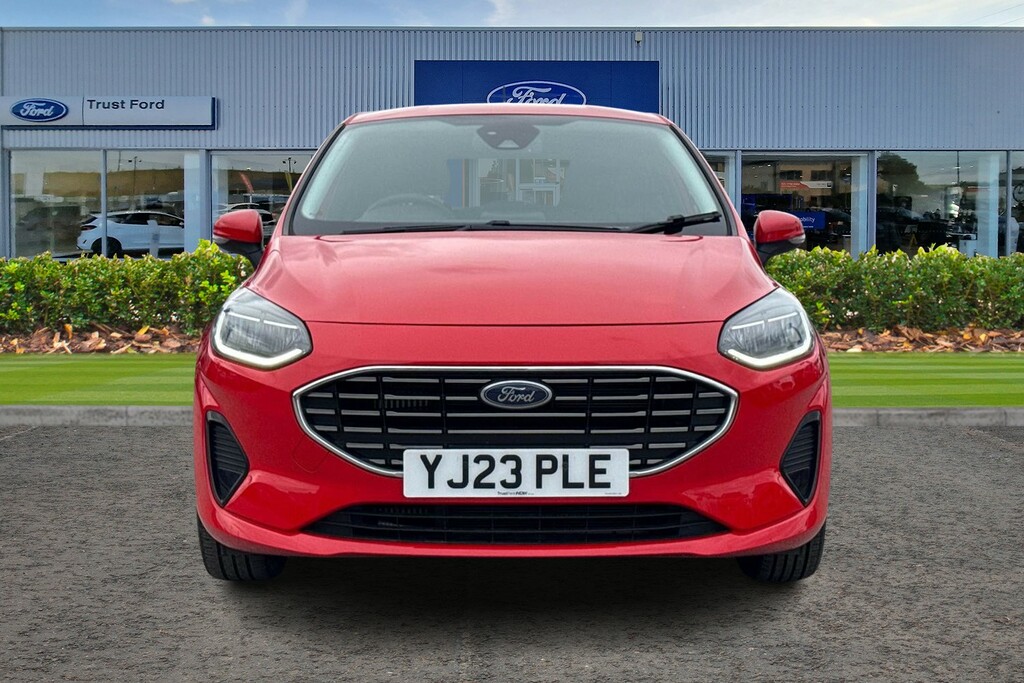 Ford Fiesta 1.0 Ecoboost Titanium 5Dr- With Touchscreen Head U YJ23PLE Red #6
