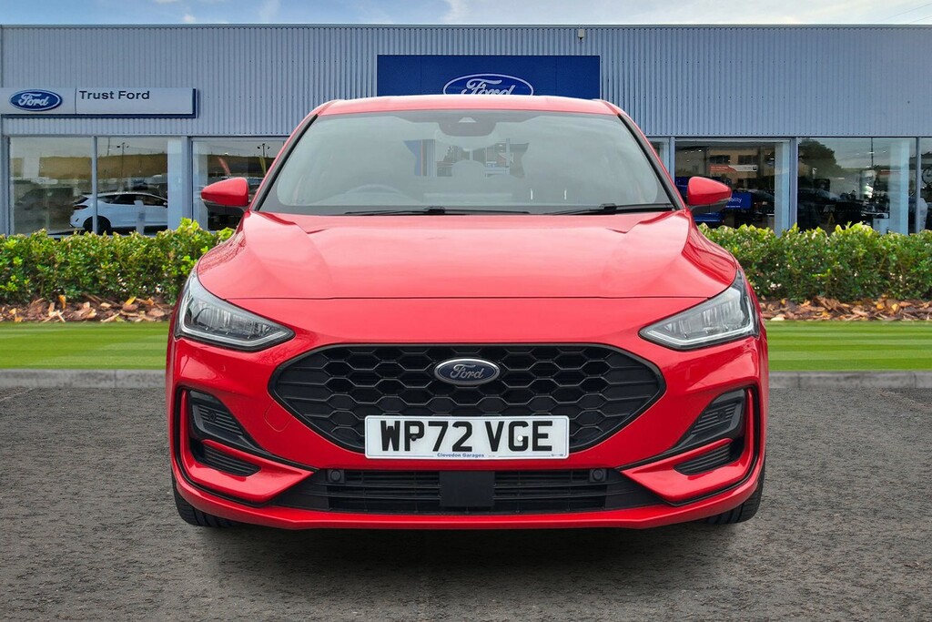 Ford Focus 1.0 Ecoboost St-line With Sat Nav Front Rear WP72VGE Red #6