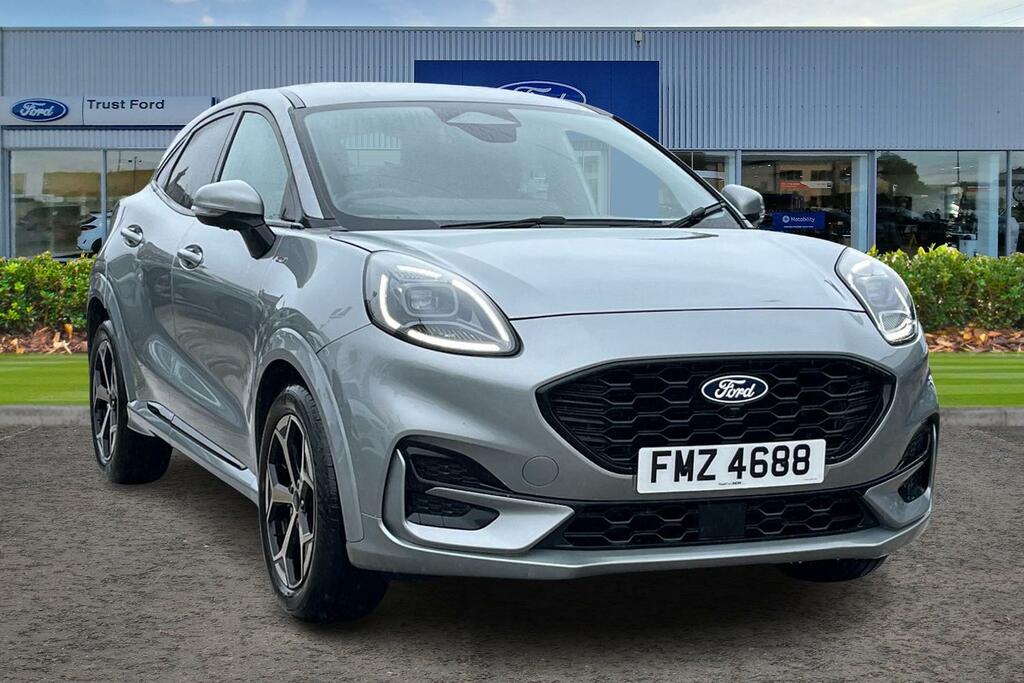 Ford Puma 1.0 Ecoboost Hybrid Mhev St-line 5Dr- Parking Sens Silver