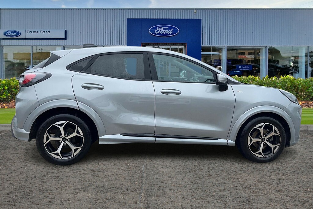 Ford Puma 1.0 Ecoboost Hybrid Mhev St-line 5Dr- Parking Sens FMZ4688 Silver #3
