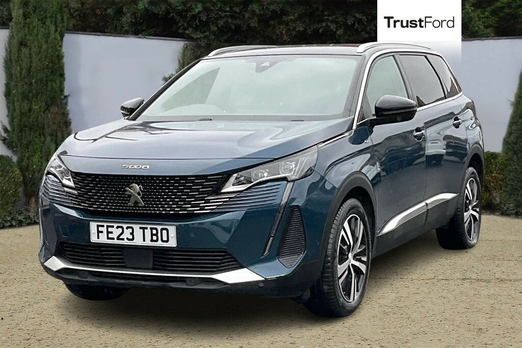 Peugeot 5008 1.5 Bluehdi Gt Eat8rear Camera - 7 Seats - B FE23TBO Blue #5