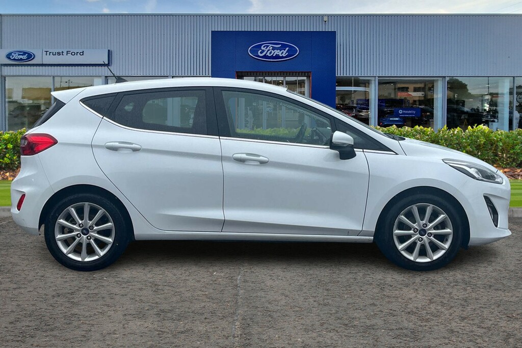 Ford Fiesta Titanium X Heated Seats Wheel Partial Leather MM69YWW White #3
