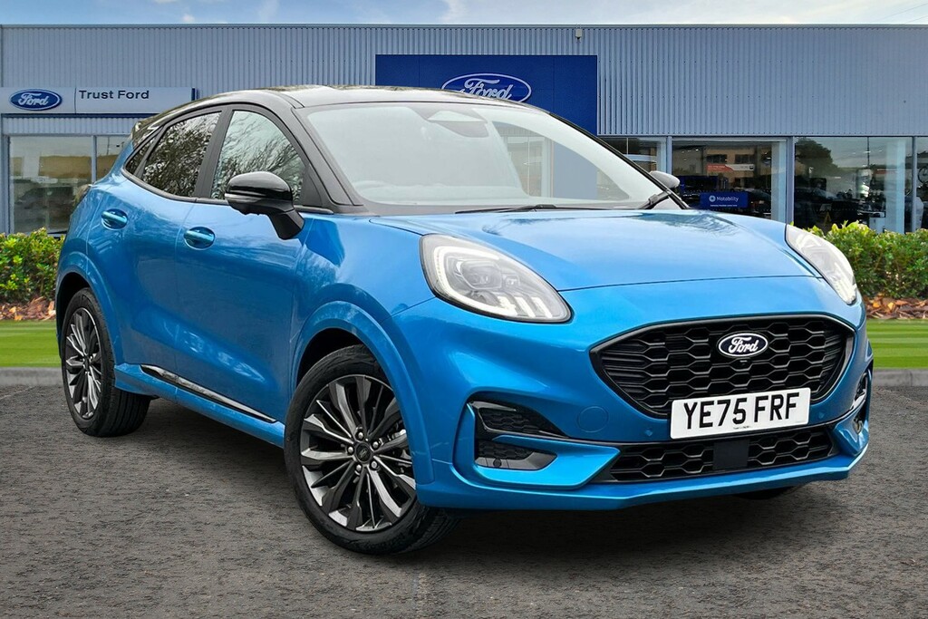 Ford Puma 1.0 Ecoboost Hybrid Mhev Sound Edition Winter Blue