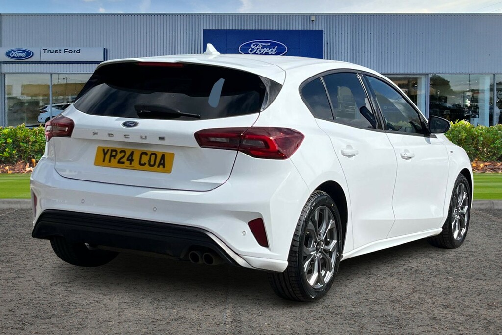 Ford Focus 1.0 St-line Sync4 Navigation Front Rear Parking YP24COA White #4