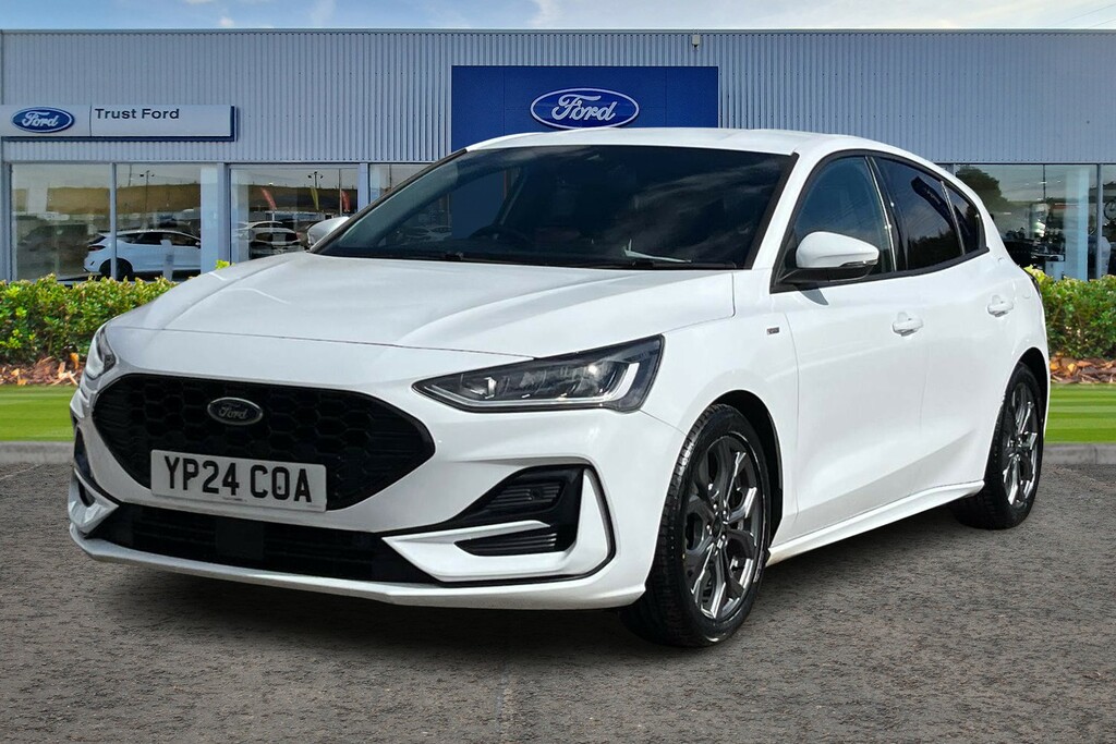 Ford Focus 1.0 St-line Sync4 Navigation Front Rear Parking YP24COA White #5