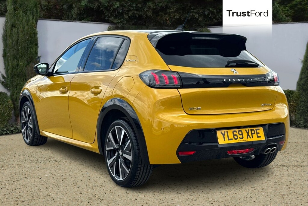 Peugeot 208 1.2 Puretech 130 Gt Line 5Dr- With Reversing Camer YL69XPE Yellow #2