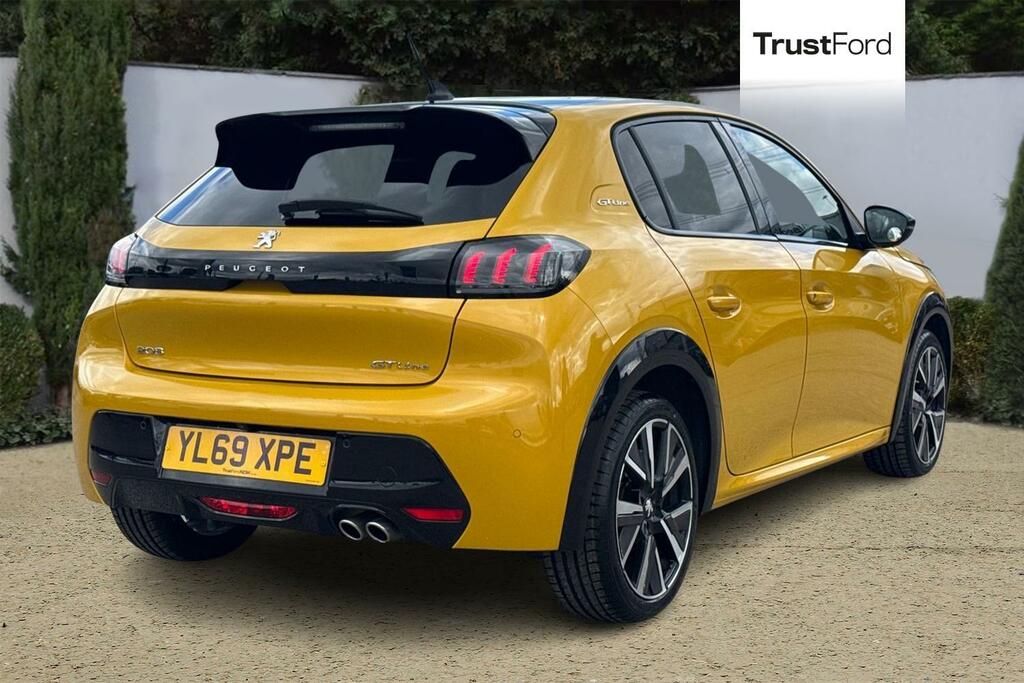 Peugeot 208 1.2 Puretech 130 Gt Line 5Dr- With Reversing Camer YL69XPE Yellow #4