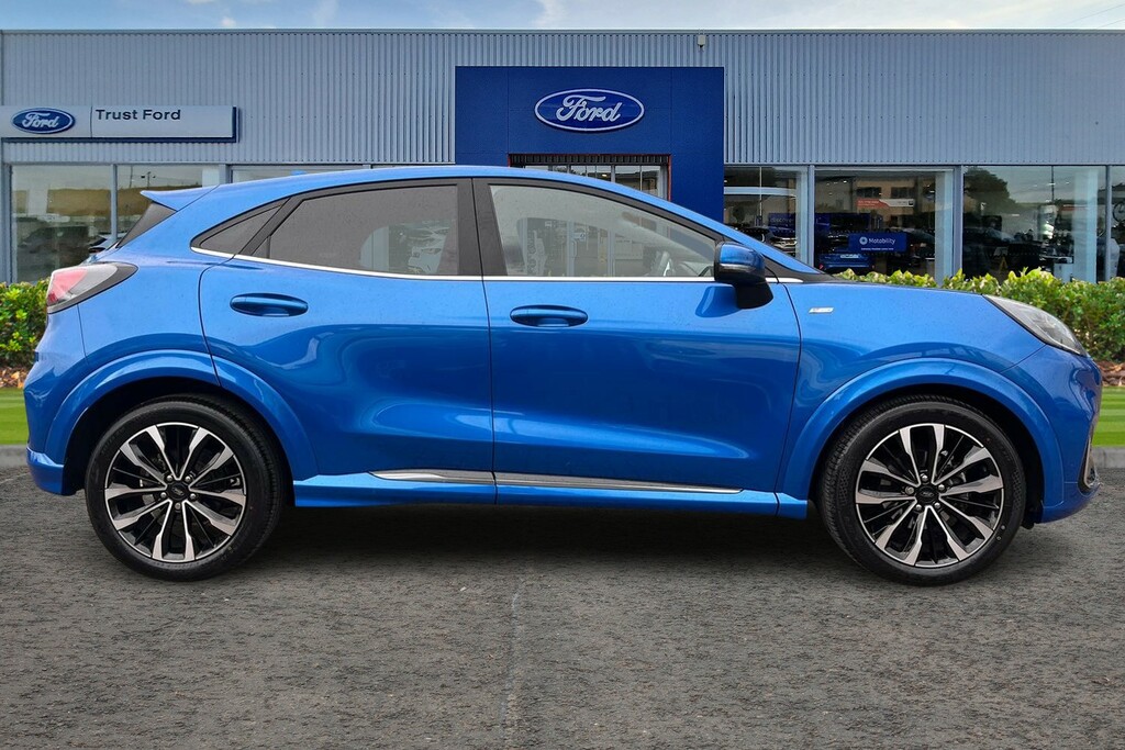 Ford Puma 1.0 Ecoboost Hybrid Mhev 155 St-line Vignale BN71OFL Blue #3