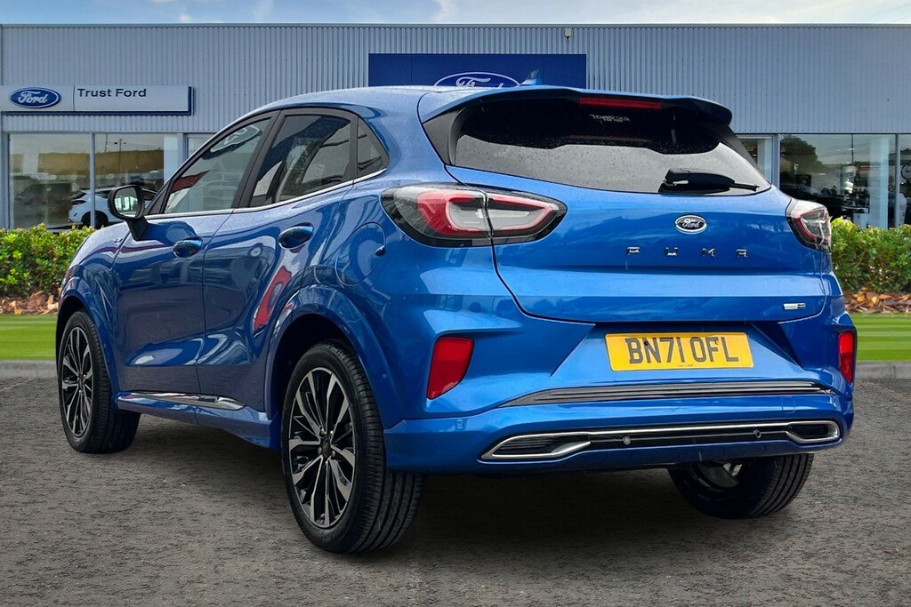 Ford Puma 1.0 Ecoboost Hybrid Mhev 155 St-line Vignale BN71OFL Blue #2