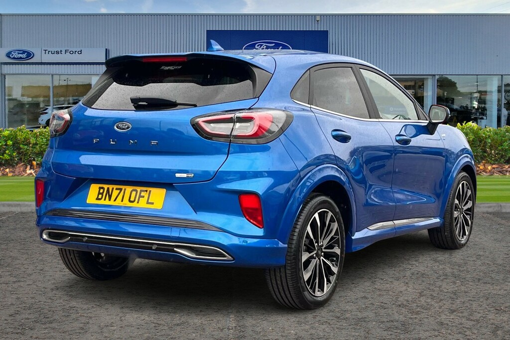 Ford Puma 1.0 Ecoboost Hybrid Mhev 155 St-line Vignale BN71OFL Blue #4