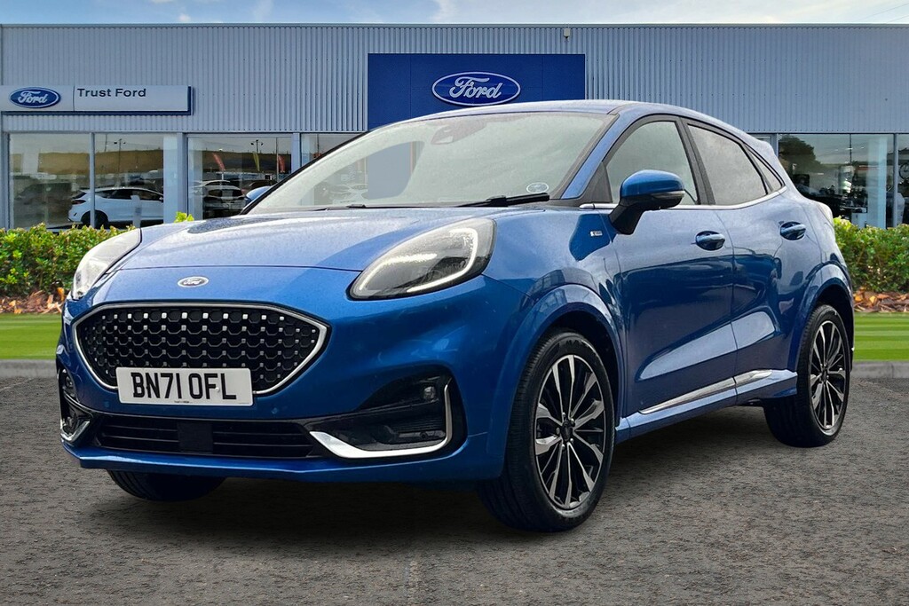 Ford Puma 1.0 Ecoboost Hybrid Mhev 155 St-line Vignale BN71OFL Blue #5