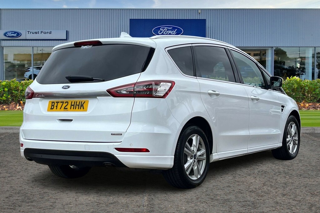 Ford S-Max 2.5 Fhev 190 Titanium Cvt Sync 3 - Heated S BT72HHK White #4