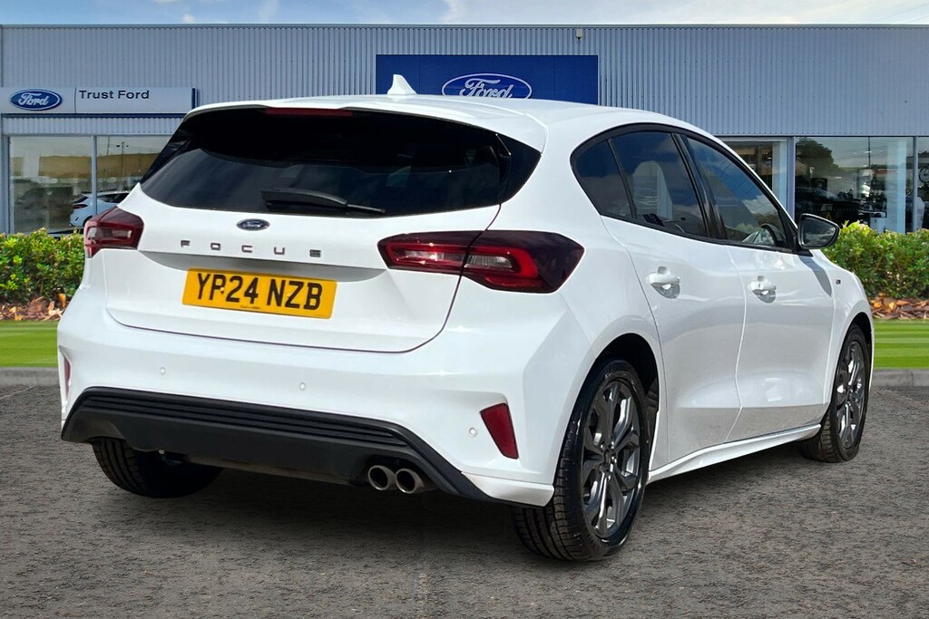 Ford Focus 1.0 St-line Sync4 Navigation Front Rear Parking YP24NZB White #4