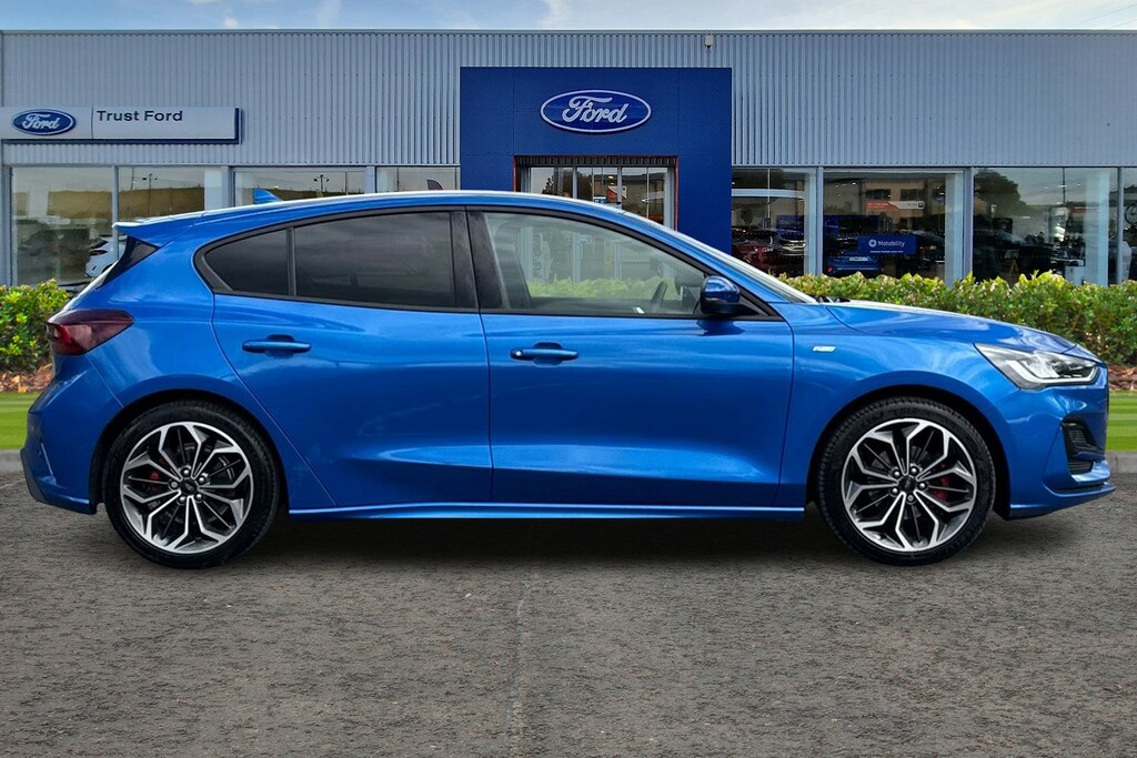 Ford Focus 1.0 Ecoboost Hybrid Mhev 155 St-line X Ed YE75FRC Blue #3