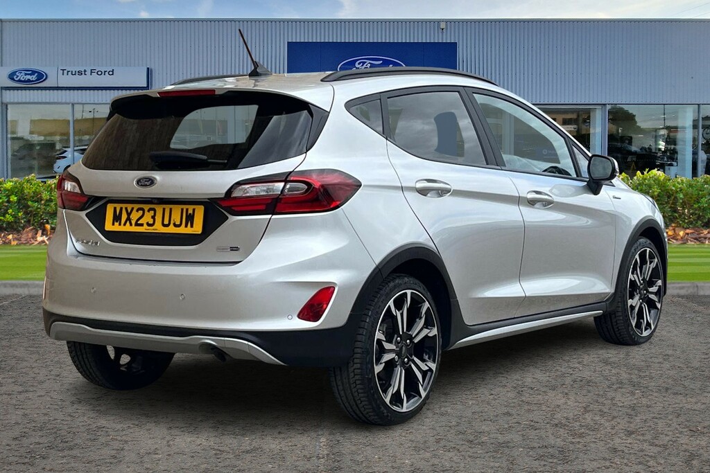 Ford Fiesta 1.0 Ecoboost Hbd Mhev 125 Active X MX23UJW Silver #4