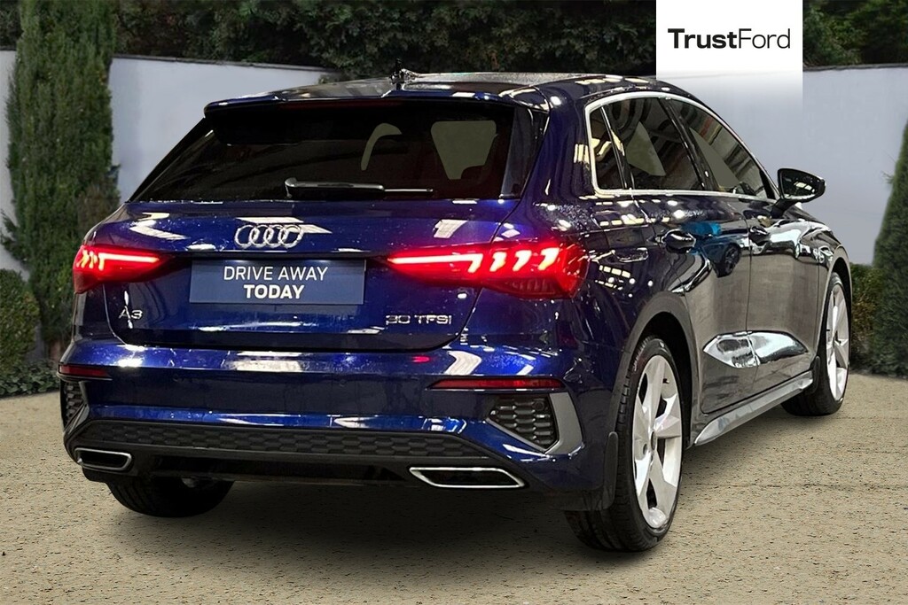 Audi A3 30 Tfsi S Line 5Dr- Parking Sensors SXZ4328 Blue #4