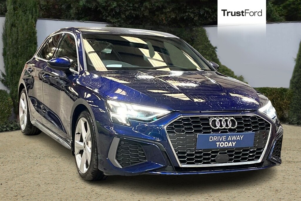 Audi A3 30 Tfsi S Line 5Dr- Parking Sensors Blue