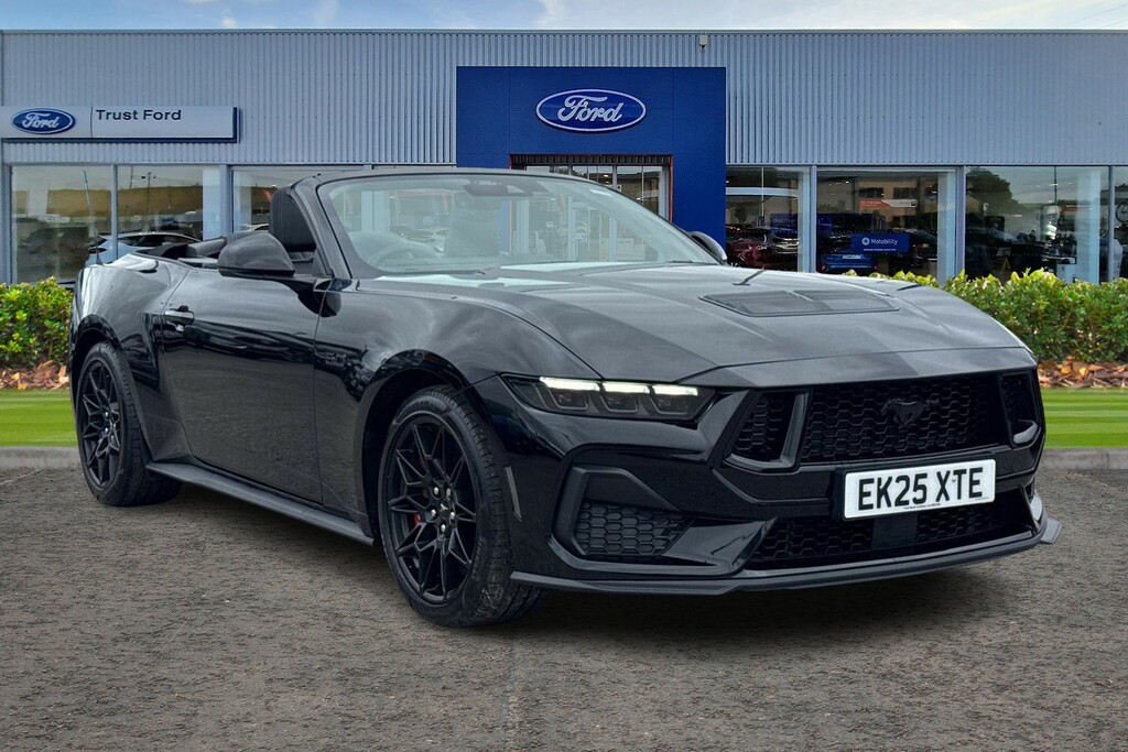 Ford Mustang 5.0 V8 Gt 2Dr- With Blind Spot Information System Black